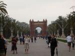 050. Триумфальная арка - Арка из красного кирпича, Барселона